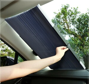 サンシェード 車 遮光 遮熱 自動伸縮 自動折畳 プライバシーを保護する 車 サンシェード