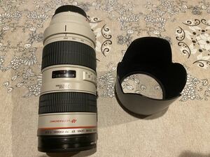 1円から美品 憧れCanon 赤ラインLレンズ EF 70-200mm F2.8L ULTRASONIC フルサイズ APS-C サイズカメラ両方使用可能 素晴らしいボケ