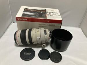 高級レンズ CANON キャノン EF 100-400mm f4.5-5.6 L IS USM 元箱付き