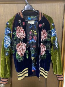 gucci 17aw スパンコール ジャケット ブルゾン スパンコールジャケット saint lauren dior