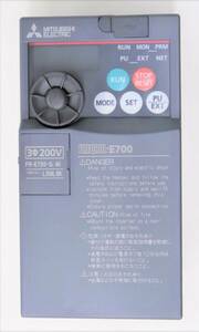 三菱電機 MITSUBISHI インバータ FR-E720-0.4K 動作品【中古品】Sランク 超美品 ① 5個有り