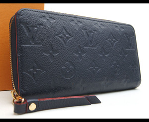 【極美品】 ルイヴィトン Louis Vuitton モノグラム アンプラント ジッピーウォレット 2018年製 メンズ 長財布 マリーヌルージュ M62121
