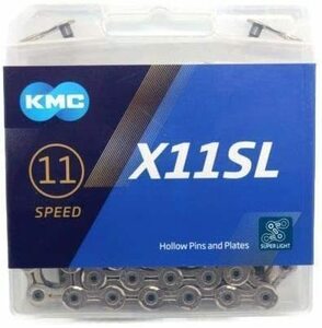 新品 KMC X11SL チェーン シルバー 11s