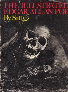 ◆ポー怪奇小説集/Satty画/大型ペーパーバック本◆米国1976年