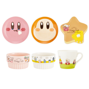 【送料無料】一番くじ 星のカービィ Kirby Caf　F賞 おしゃれなテーブルウェアコレクション　全6種類セット②