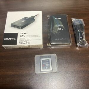 SONY XQD64GB リーダーMRW-E90セット