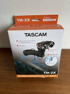TASCAM TM-2X デジタル一眼レフ用X-Y方式ステレオマイク★極美品！送料無料！