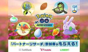 数量限定　ポケモンGO ソフトバンク パートナーリサーチ プロモーションコード 参加券 Pokemon GO SoftBank Yモバイル ワイモバイル LINEMO