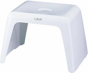 アスベル 風呂椅子 リアロ 高さ25cm Ag 抗菌 ホワイト ホワイト 37.6×26.7×25.5cm