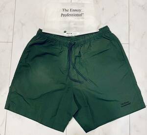 【新品・未使用】Mサイズ ENNOY Nylon Shorts GREEN / エンノイ ナイロンショーツ グリーン MEDIUM スタイリスト私物 緑 2022年7月発売