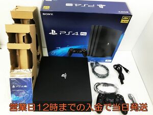 【1円】PS4 本体 PlayStation 4 Pro ジェット・ブラック 1TB (CUH-7200BB01) 初期化・動作確認済み 1A0601-1310yy/G4
