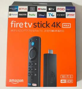 【即配】新品・未開封品　Fire TV Stick 4K Max - Alexa対応音声認識リモコン(第3世代)つき　ストリーミングメディアプレーヤー　4k対応