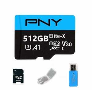 512GB PNY microSD SD カード　マイクロSD 　マイクロSDカード 　USBカードリーダー 