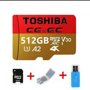 TOSHIBA 512GB　マイクロSD SD カード　東芝　micro　SD