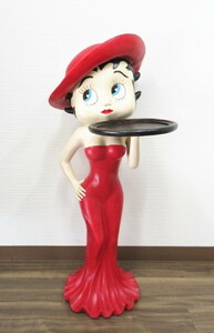 希少品 vintage Betty Boop 当時物 ベティちゃん ビッグサイズ 93cm 等身大 人形 ディスプレイ