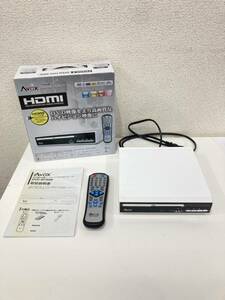 【通電のみ確認】AVOX　DVDプレーヤー　DVH-W190W HDMI端子搭載 コンパクトサイズDVD/CDプレーヤー