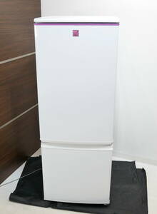 ★送料無料★(R408-G64) SHARP シャープノンフロン冷凍冷蔵庫 SJ-17E1-KP 2014年製 全定格内容積 167L