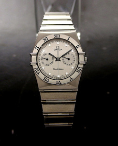 【オメガ】OMEGA Constellation★シルバー文字盤&最高級10Pダイヤメンズ腕時計【新品仕上げ】