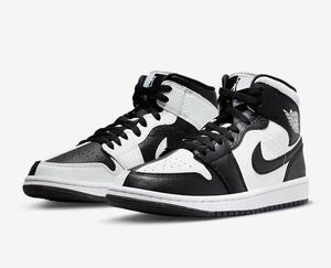 新品未使用 Nike Wmns Air Jordan 1 Mid SE “Homage” black/White 27.5cm ナイキ エアジョーダン1 ミッド NIKE AIR JORDAN 1 白黒