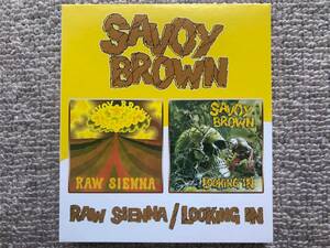  SAVOY BROWN サヴォイ・ブラウン RAW SIENNA／LOOKING IN 輸入盤CD 中古