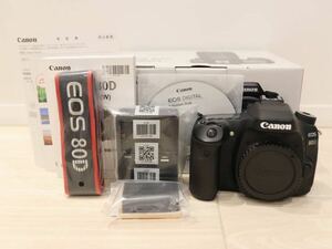 【極美品】Canon EOS 80D 本体のみ ボディ キヤノン 一眼レフカメラ