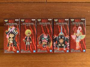 ONE PIECE FILM RED ワールドコレクタブルフィギュアvol.1 5種セット