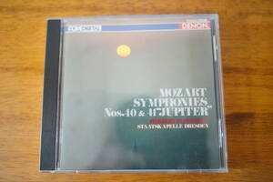 (CD) モーツァルト:交響曲第40番・第41番 ブロムシュテット＆シュターツカペレ・ドレスデン