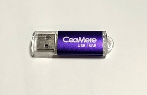 USBメモリ 16GB USB2.0 紫色 usbメモリ