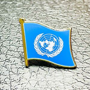 国際連合の旗　国連　ピンバッジ　ピンズ