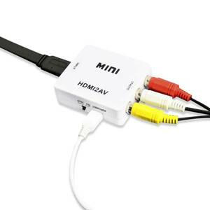 HDMI → アナログ3極RCA変換コンバーター HDMI 送料無料