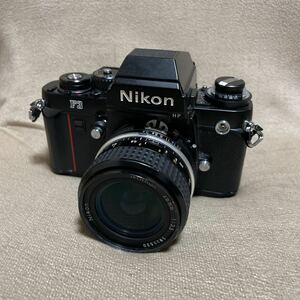 Nikon F3 HP ボディ　Nikkor 28mm F3.5と43-86mm F3.5（動作するがシャッターカウンター不良）
