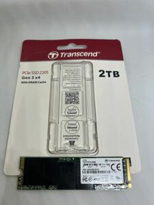 Transcend M.2 SSD 2TB NVMe PCIe Gen3 x4 3D TLC採用 DRAMキャッシュ搭載 TS2TMTE220S