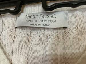 送料無料 GRAN SASSO セーター 白 Mサイズ相当