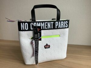 ノーコメントパリ　NO　COMMENT　PARIS　ゴルフ　カートバッグ　ホワイト（新品）
