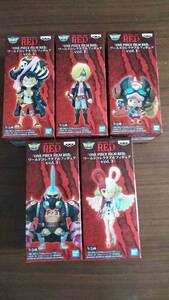 ●未開封品● ONE PIECE FILM RED ワンピース フィルム レッド ワールドコレクタブルフィギュアvol.1 全5種セット ワーコレ WCF