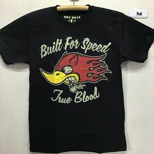 新品 バイク バイカー Tシャツ Mサイズ BUILT FOR SPEED トゥルーブラッド