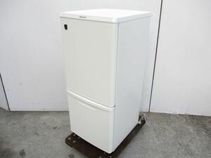 △Panasonic パナソニック 2ドア 冷凍冷蔵庫 NR-B14CW-W コンパクト 138L 2020年製 0801-E3 ※ △