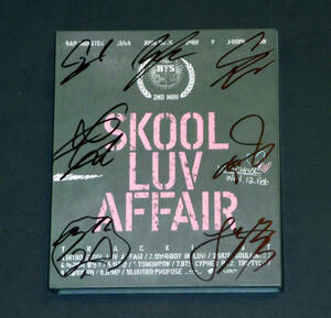 BTS (防弾少年団)★直筆サイン入り・韓国2ndミニアルバム「Skool Luv Affair」CD