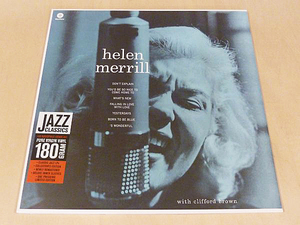 未開封 ヘレン・メリル Helen Merrill with Clifford Brown 限定リマスター180g重量盤LP +ボーナス1曲 クリフォード・ブラウン Jimmy Jones
