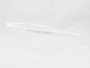5名様◆ハズキルーペ ラージ クリア 1.32倍 白◆量販店 見 本 品 老眼鏡 拡大鏡 リーディンググラス シニアグラス パソコン スマホ