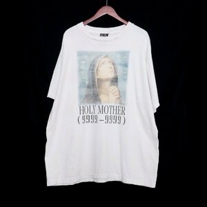 セントマイケル SAINT MICHAEL HOLY MOTHER ショートスリーブTシャツ 半袖カットソー ホワイト XXL SM-A22-0000-007