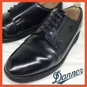 即決 Danner ダナー メンズ 8.5 26.5cm D4300 ポストマン サービス レザーシューズ プレーントゥ ワーク カジュアル アメカジ 本革 革靴 黒