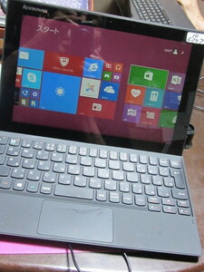 ジャンク　lenovo mix 3-1030 タブレット　windows8　10型　wifi　黒　難　キーボード付き　初期化済み　難　10-4307
