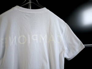 NY購入/M/WHITE/CAMPIONE HEAVYWEIGHT COTTON T-Shirts Big Logo CAMPIONE / Tシャツ 上質コットン仕様