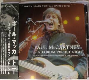  ポール マッカトニー 1989年　ライブ盤 Paul McCartneyLive L.A Forum 1989 