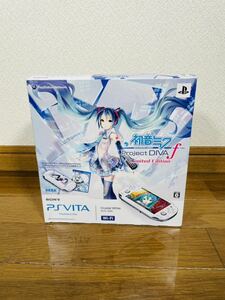 【美品】PS Vita SONY PlayStation Vita 初音ミク-Project DIVA-f Limited Edition PCHJ-10002 Crystal White