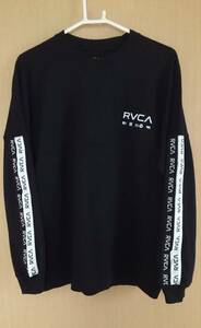 RVCA　ルーカ　ロングスリーブ　長袖 Tシャツ　ロンT　USサイズXS　日本サイズM　新品未使用　国内正規品　送料無料　ルカ　黒 ブラック