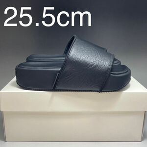 新品 Y-3 ワイスリー SLIDE スライド SANDAL サンダル 黒 25.5cm