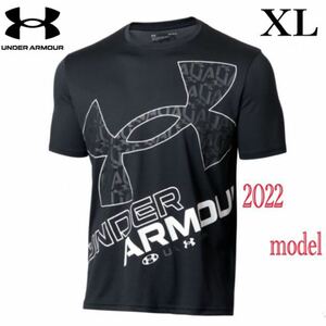 新品　UNDER ARMOUR 半袖機能Tシャツ UA TECH BIG LOGO SS SEASONAL アンダーアーマー　ブラック　XL 2022ss