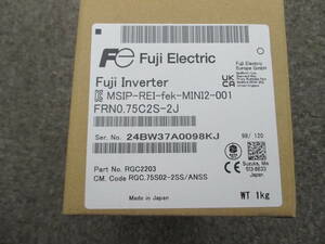 ■新品 未使用 富士電機 インバーター FRN0.75C2S-2J